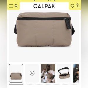Calpak Luka Belt Bag in Chocolate